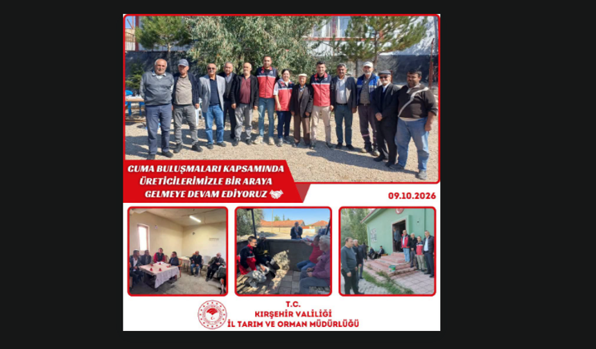 Kırşehir’de Çiftçileri Yakından İlgilendiren Buluşma! Neler Konuşuldu?