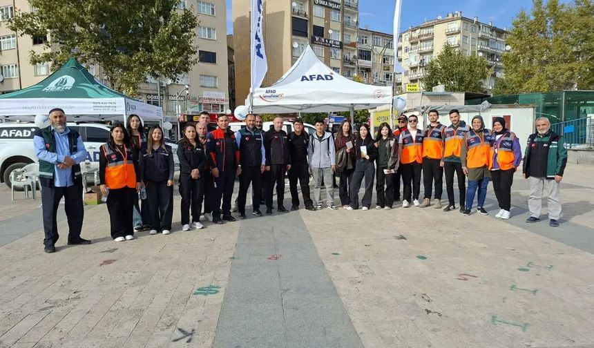Kırşehir’de AFAD’dan Afet Farkındalığı Etkinliği