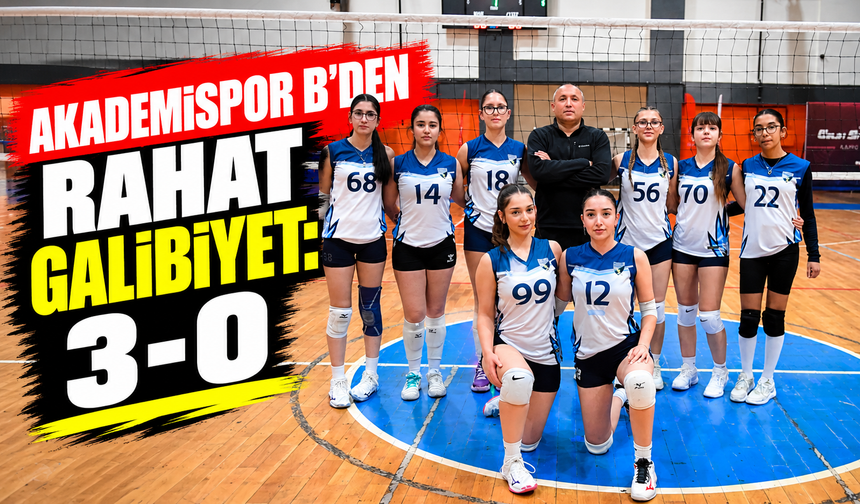 Akademispor B’den rahat galibiyet: 3-0