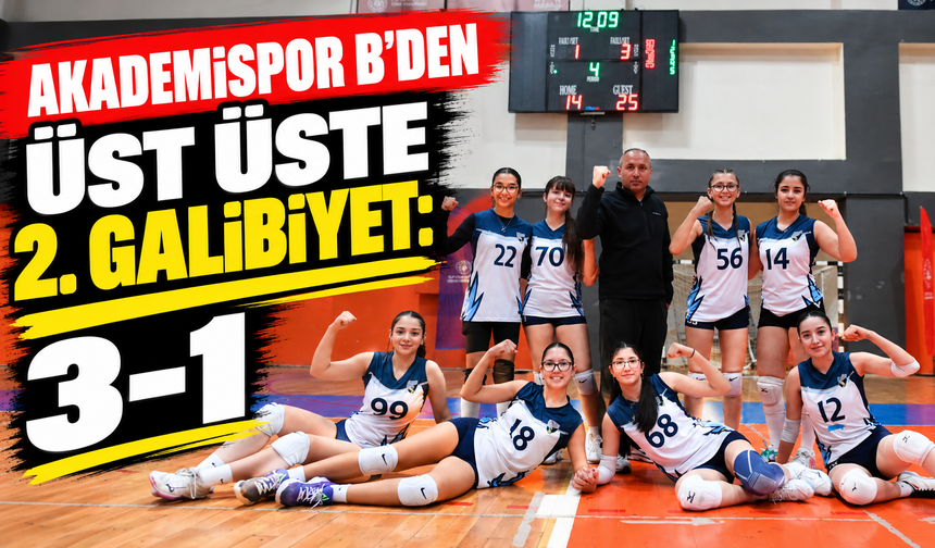 Akademi Spor B’den üst üste 2. galibiyet: 3-1