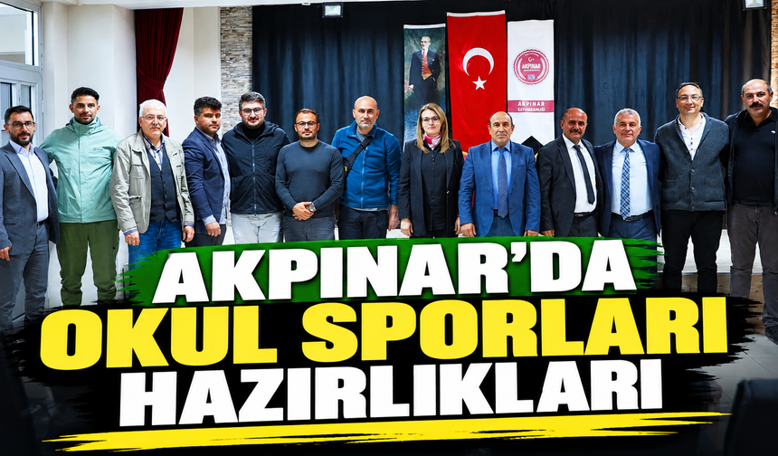 Akpınar’da okul sporları hazırlıkları
