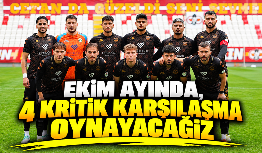 Kırşehirspor’un Ekim ayı maç programı belli oldu