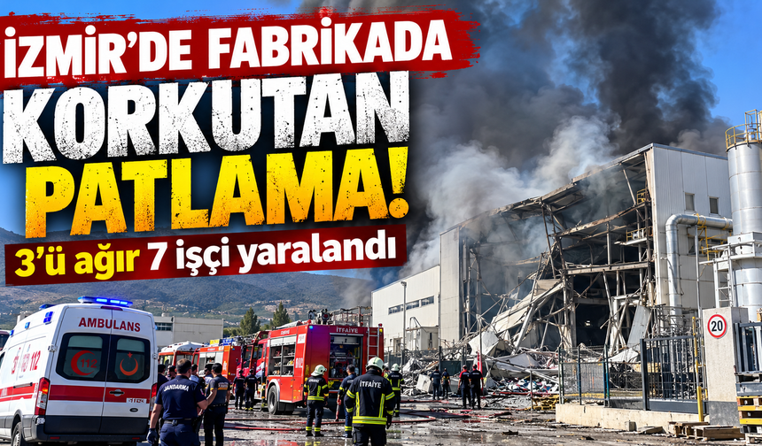 Son dakika İzmir.. İzmir son dakika.. İzmir'de patlamamı oldu?
