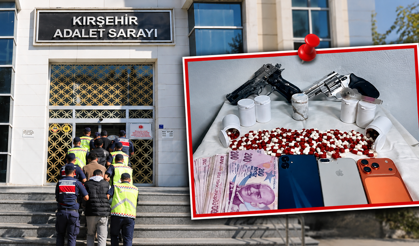 Kırşehir'de Uyuşturucu Operasyonu! İş Yerinden Neler Çıktı?