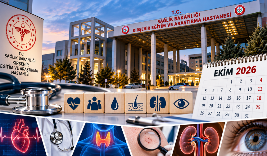 Kırşehir’de Hastaneye Akşam Gidecekler Dikkat! 6 Branşta Ek Mesai Başladı