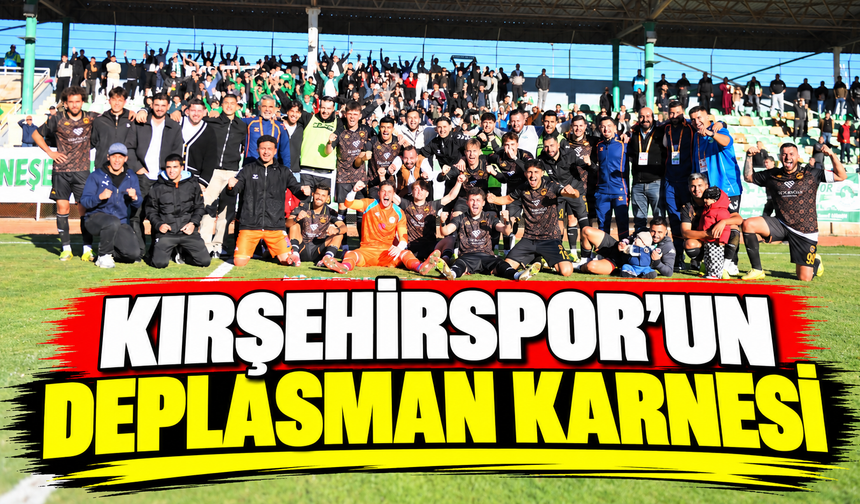 Kırşehirspor’un deplasman karnesi