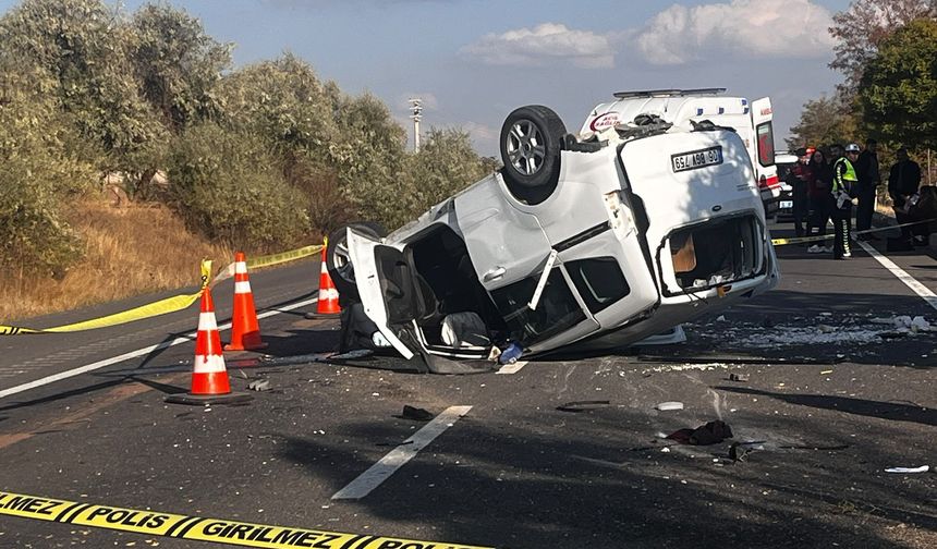 Feci Kazada Araç Takla Attı! 1 Kişi Hayatını Kaybetti, 2 Yaralı
