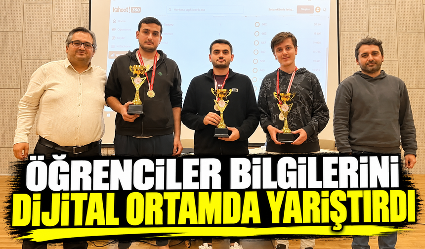 Öğrenciler bilgilerini dijital ortamda yarıştırdı