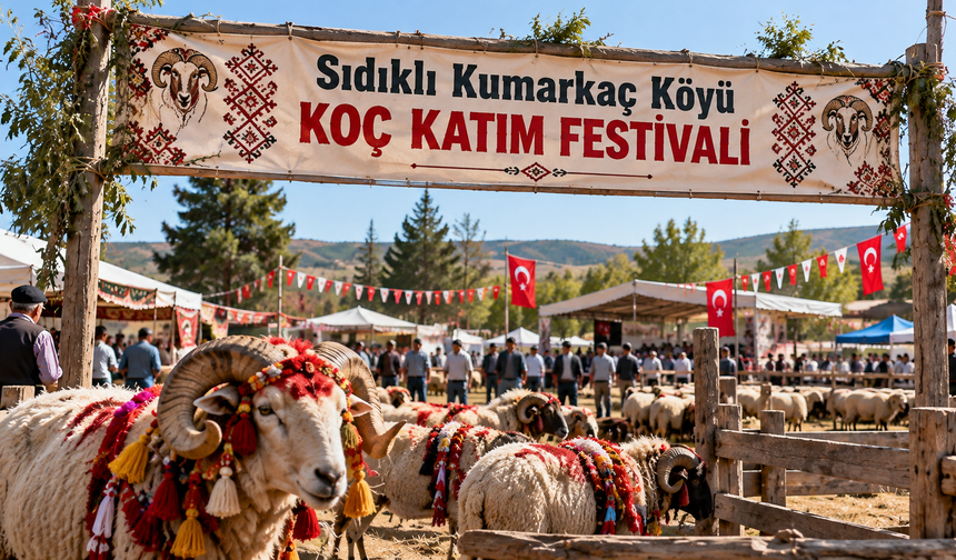 Kırşehir’de Koç Katım Festivali Heyecanı! Kınalı Koçlar Sahaya Çıkıyor