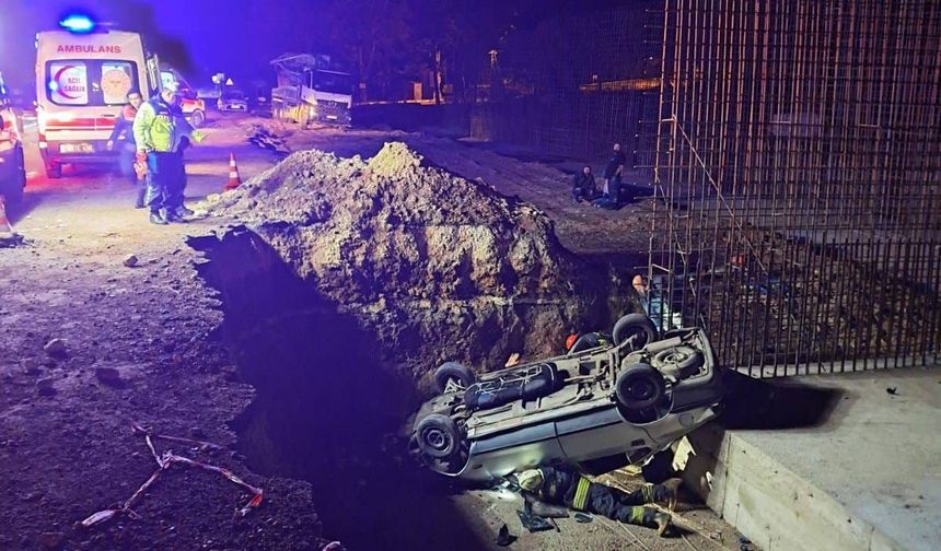 Yol Çalışmasındaki Çukur Faciaya Dönüştü! 1 Kişi Hayatını Kaybetti, 5 Yaralı