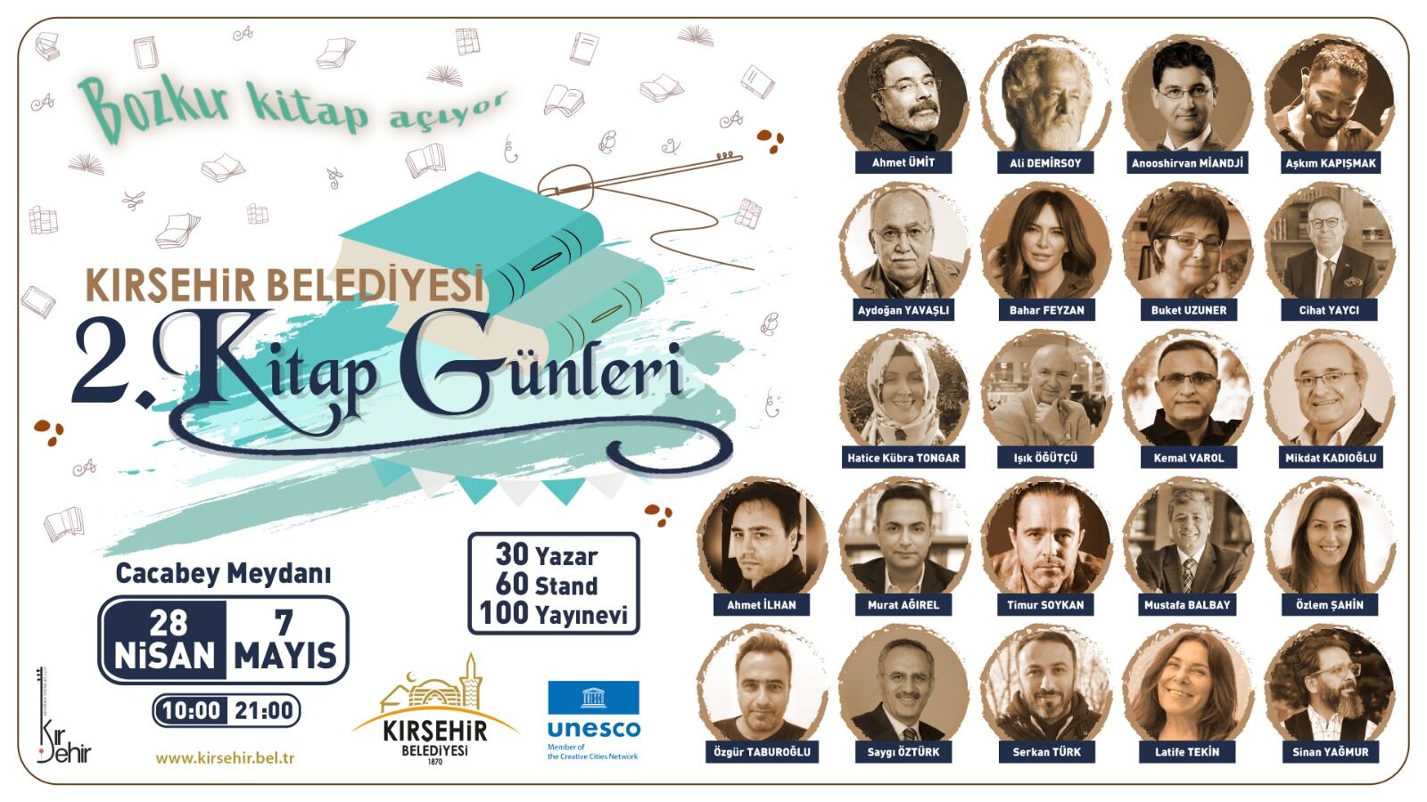 Kırşehir kitap günleri dolu dolu geçecek