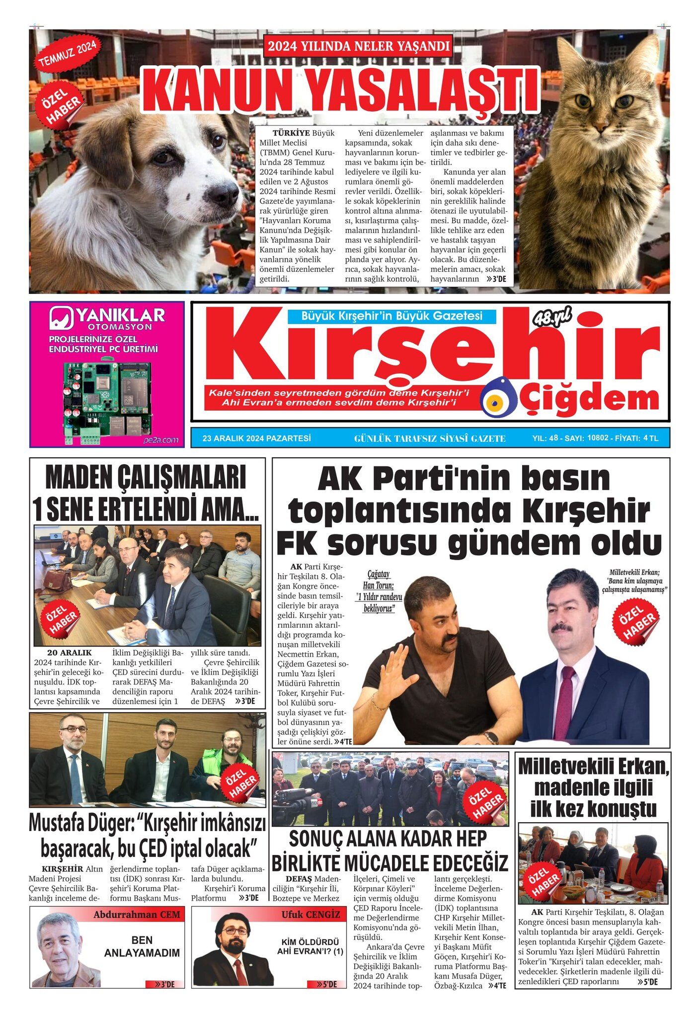 23 Aralik Gazete-1
