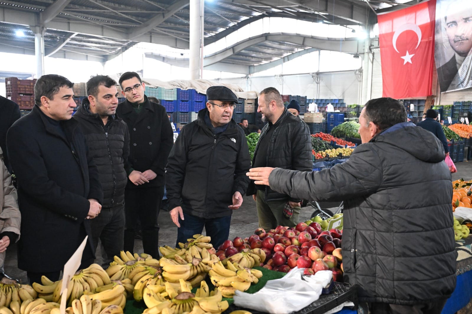 Pazar Esnafının Sorunlarını Dinlediler