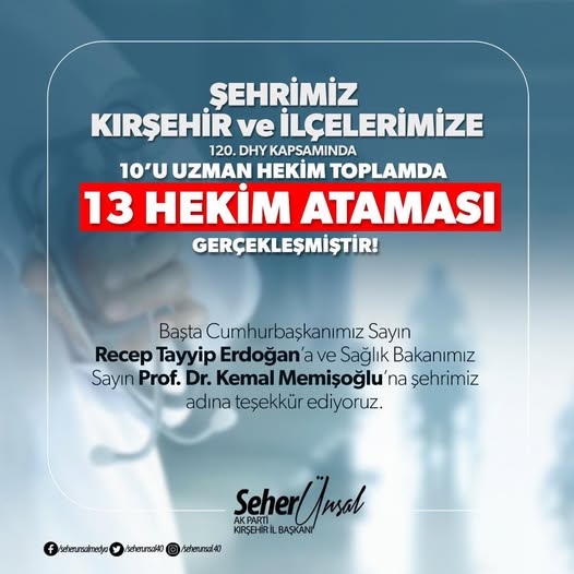 Seher Ünsal 13 Hekim