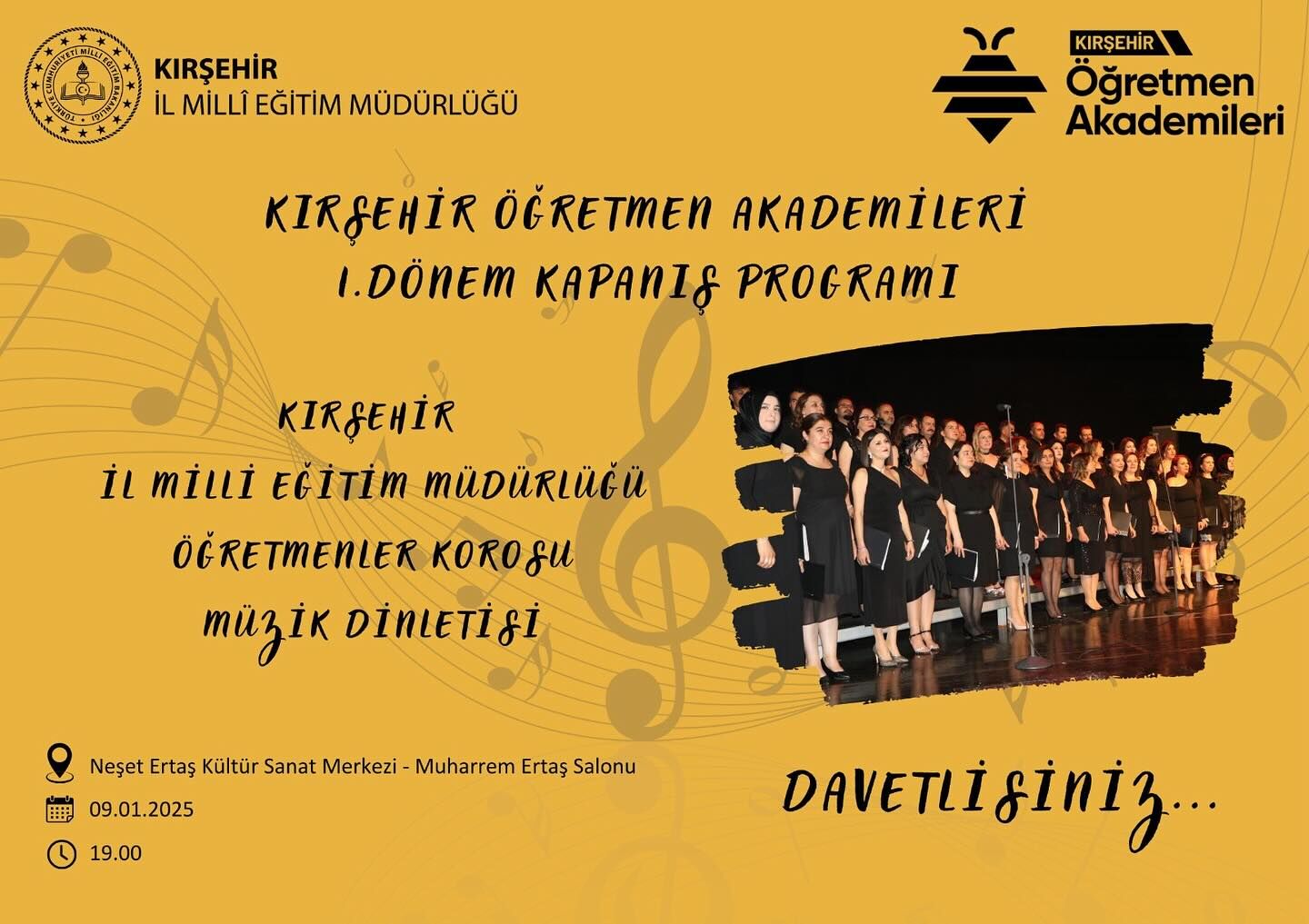 Kırşehir İl Milli Eğitim Müdürlüğü'nden Müzik Ziyafeti