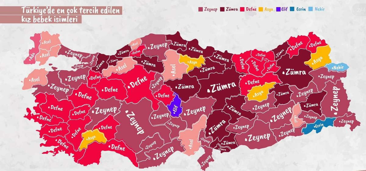 Kırşehir’de 2024 Yılında En Çok Konulan Bebek Isimleri Neler Oldu