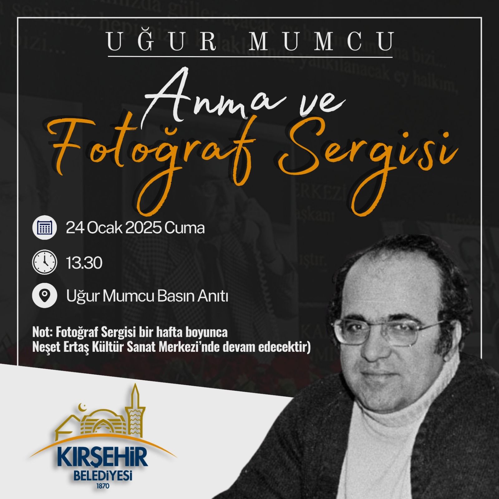 Uğur Mumcu Kırşehir’de Anılacak-1