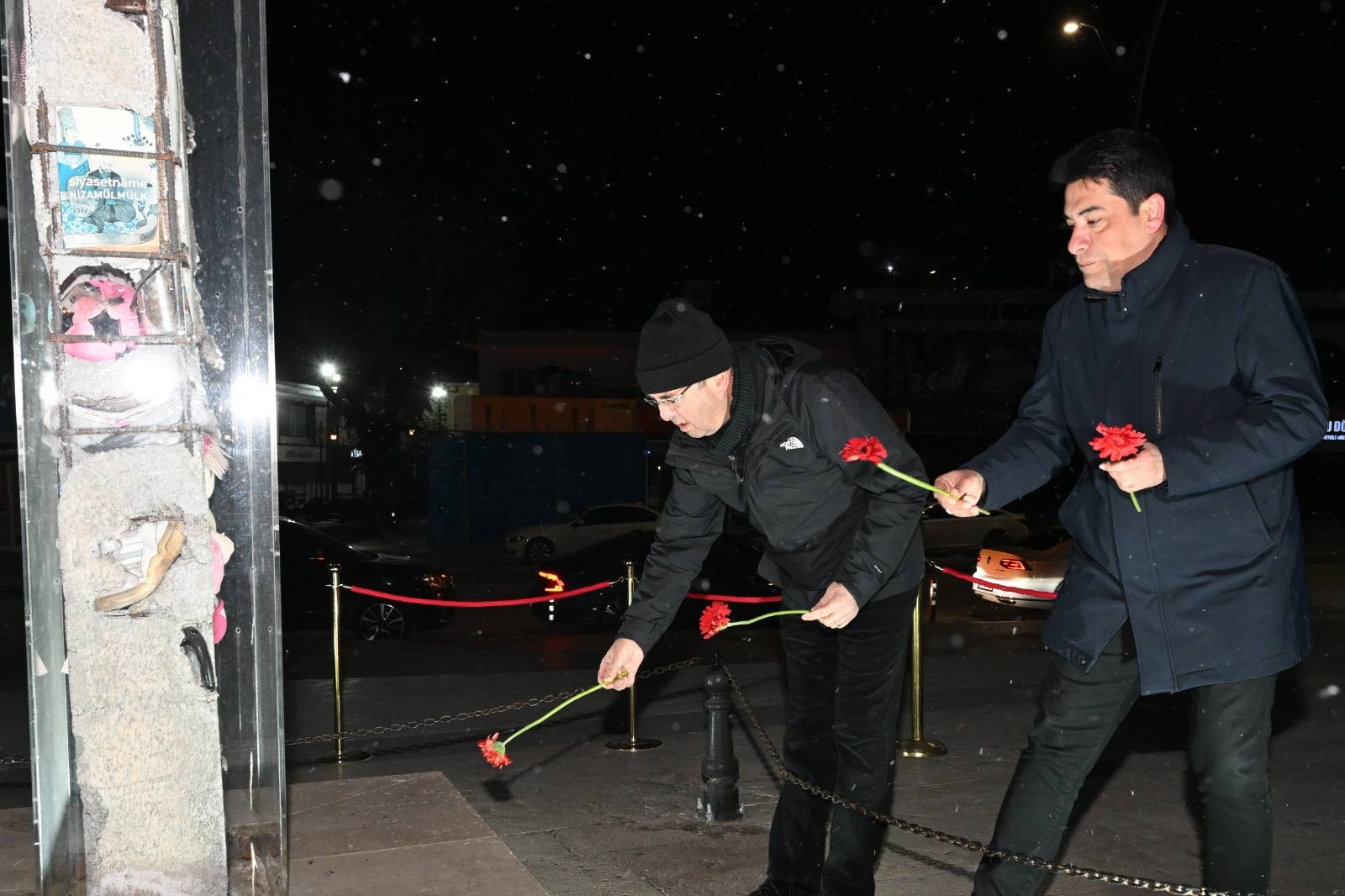 Depremlerde Yitirilen Canlar Kırşehir’de Deprem Anıtı Önünde Anıldı2