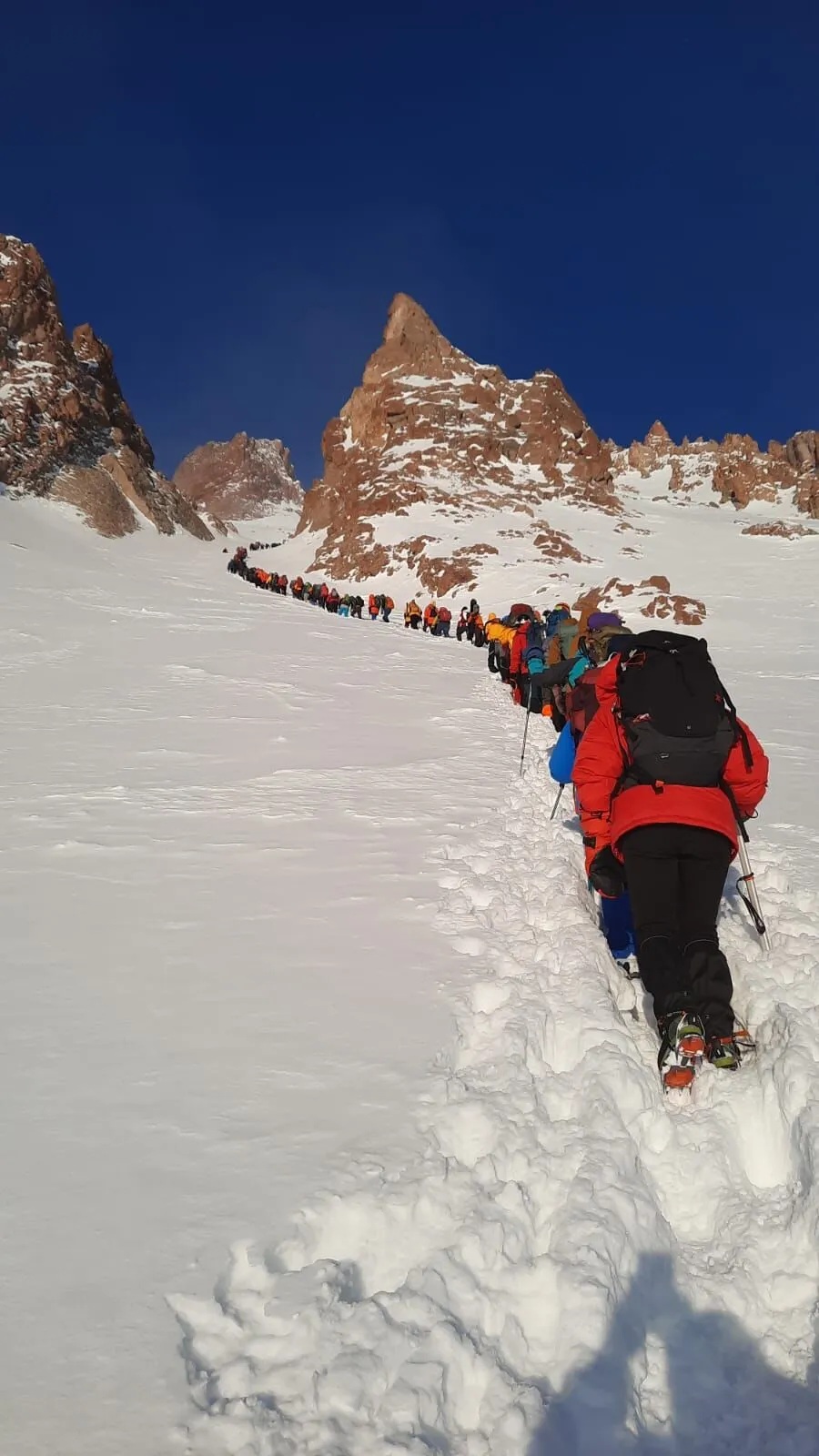 Kırşehirli Dağcılar Erciyes’in Zirvesine Tırmandı (3)