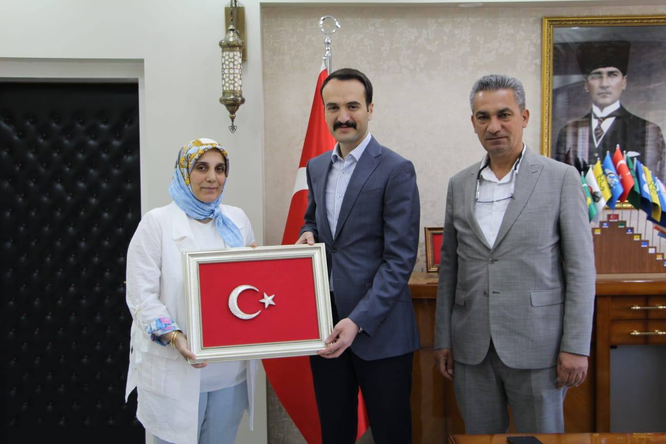 Akpınar Halk Eğitim Merkezi'nden Kaymakam Erdoğan'a Ziyaret 1