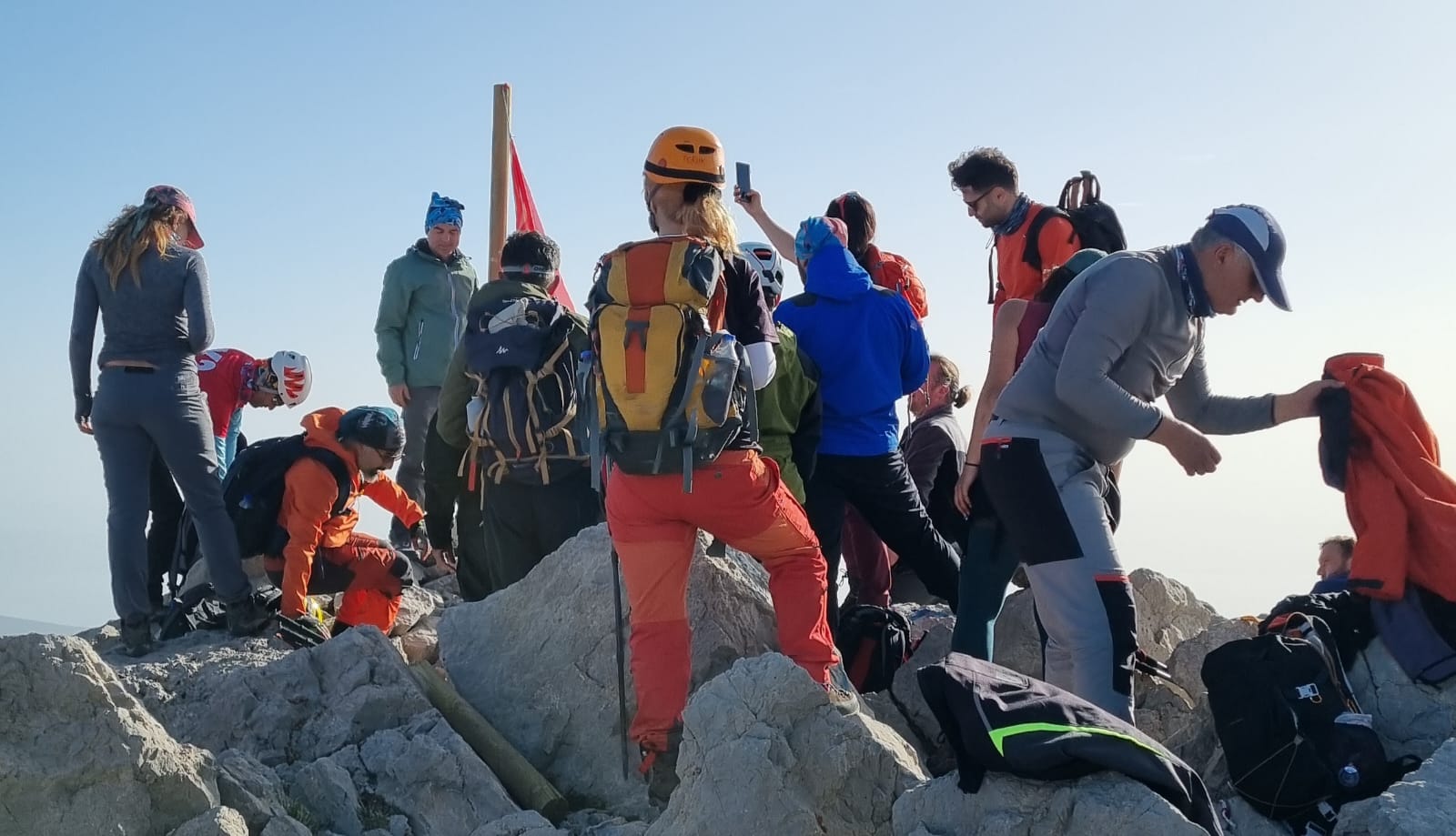 Kırşehirli Dağcılar Dedegöl Zirvesi'ne Tırmandı