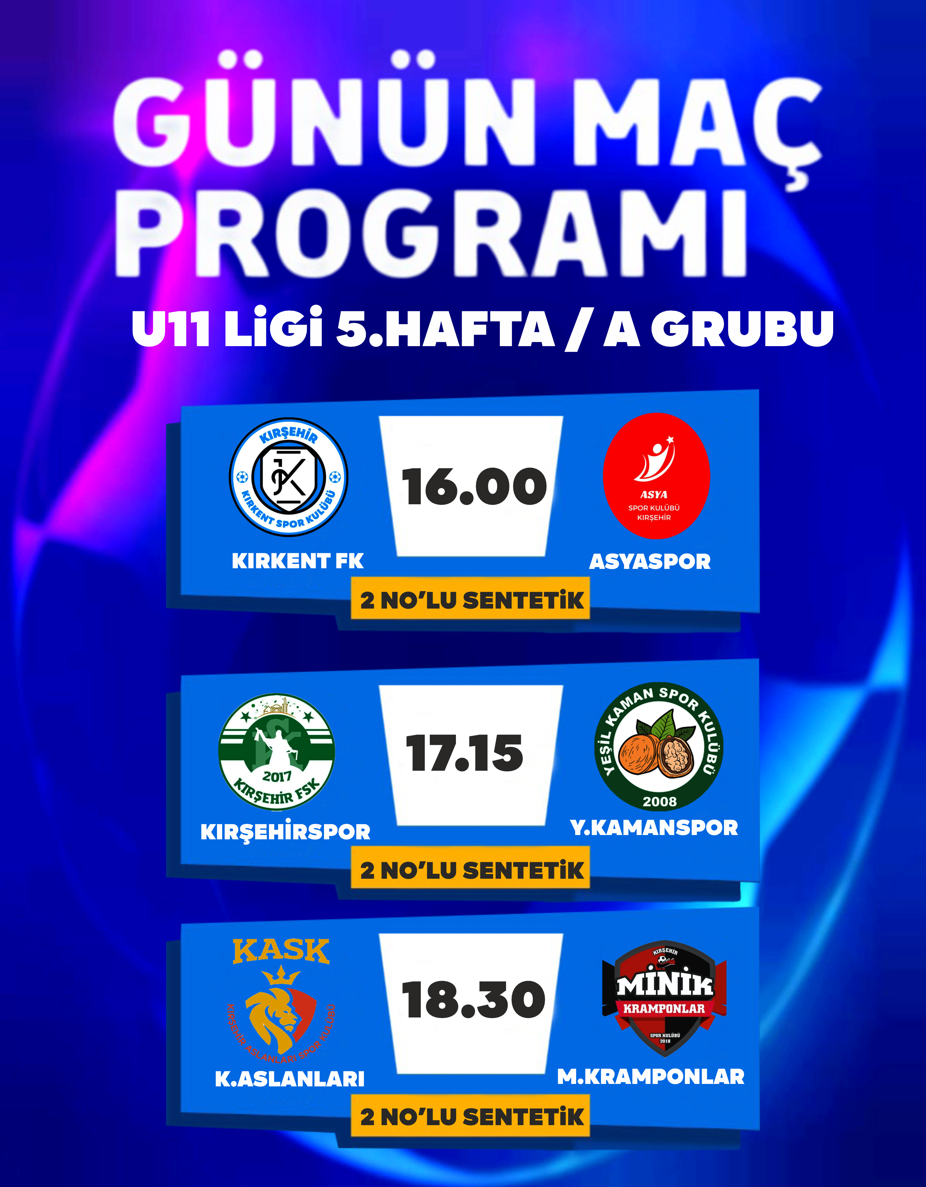 U11 Li̇gi̇’nde A Grubu’nda Maçla Sona Eri̇yorj