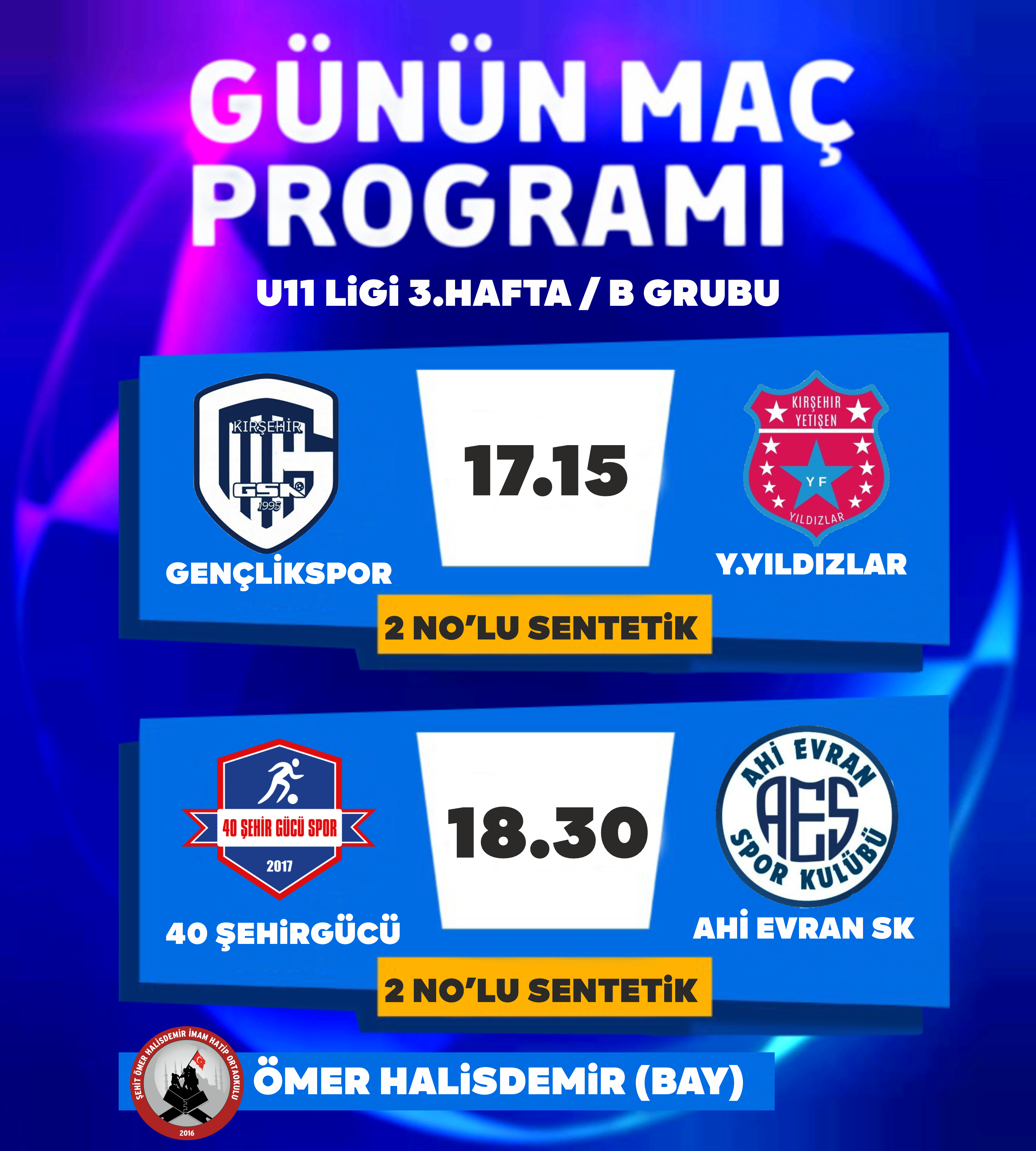 U11 Li̇gi̇’nde B Grubu Maçlari Sona Eri̇yor