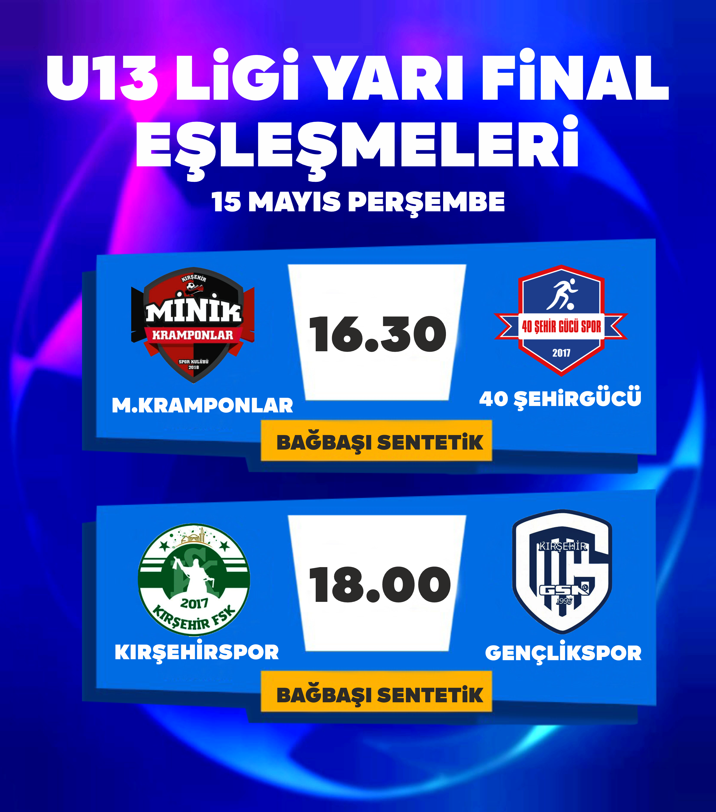 U13’Lerde Yari Fi̇nal Günü-1