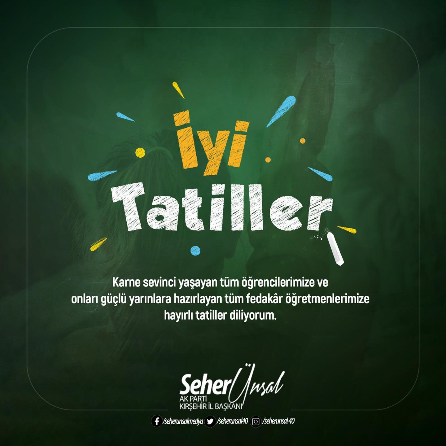 Başkan Ünsal“Yarınki Türkiye’yi Inşa