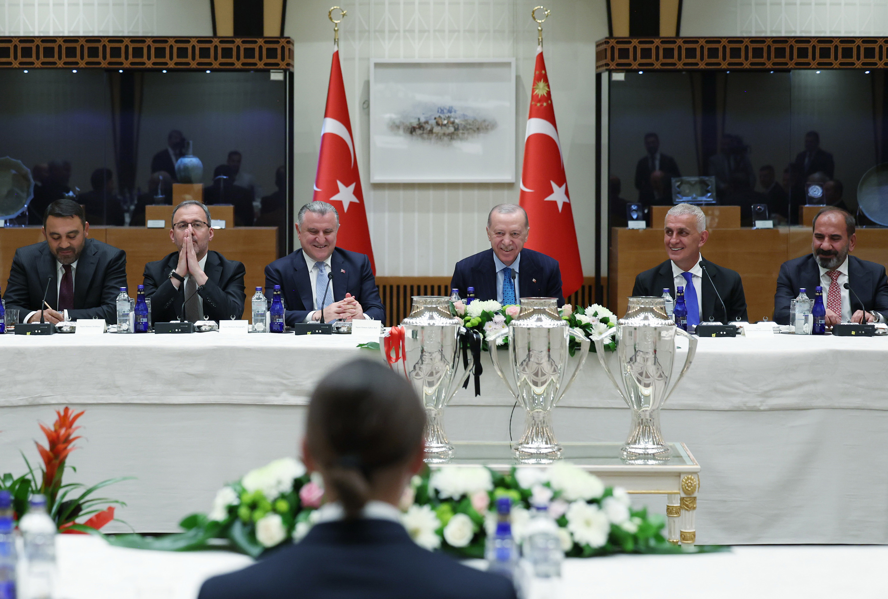 Cumhurbaşkanı Erdoğan, Süper Lige Yükselen Takımları Makamında Ağırladı (1)
