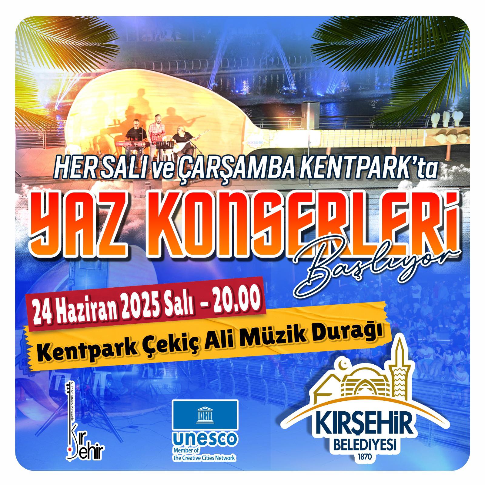 Müziğin Başkentinde Açık Hava Konserleri