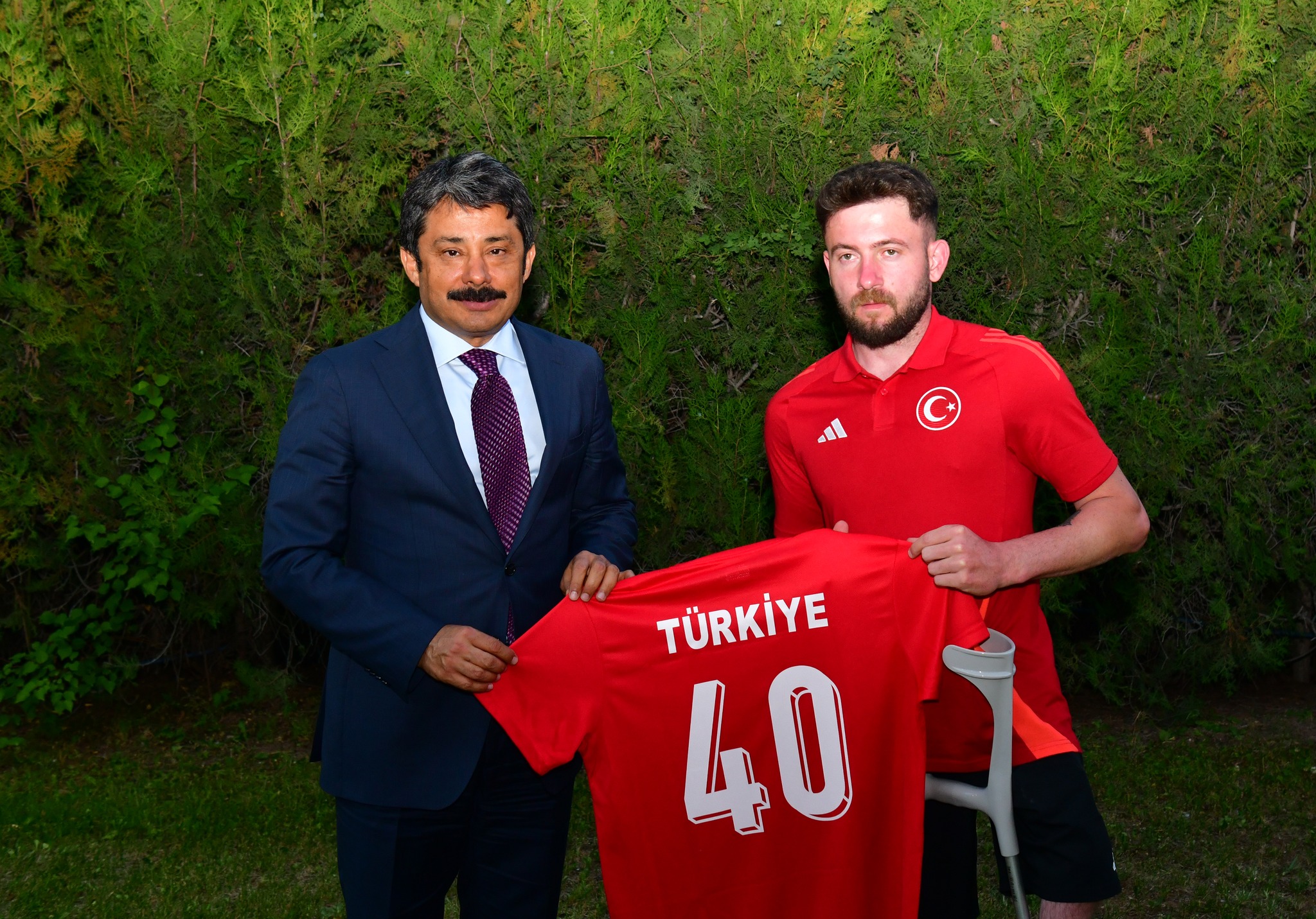 Vali Demiryürek Ve Milletvekili Erkan, Ampute Milli Takımı Ile Bir Araya Geldi (5)