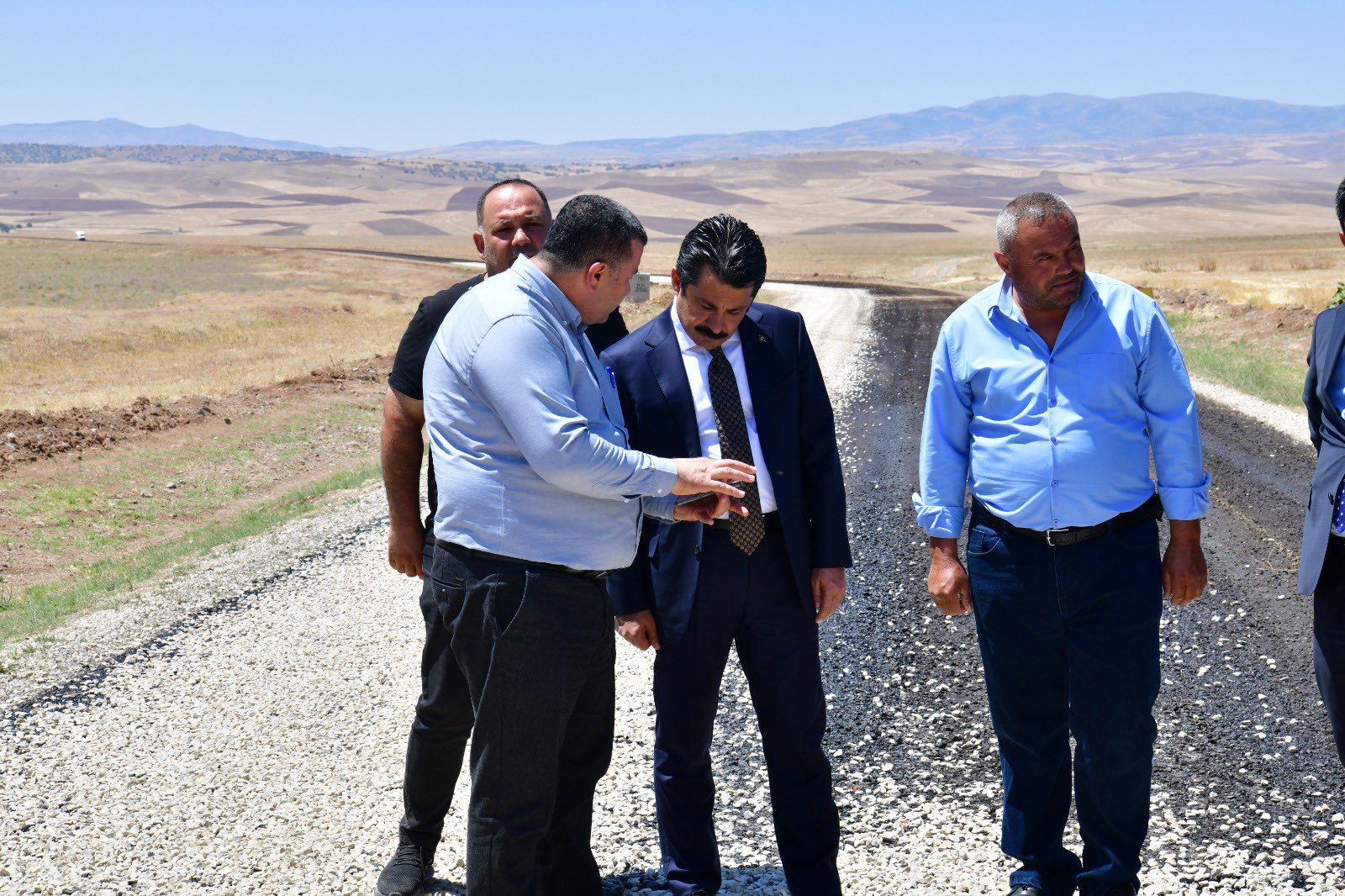 Vali Demiryürek, Yol Çalışmalarını Yerinde Inceledi2