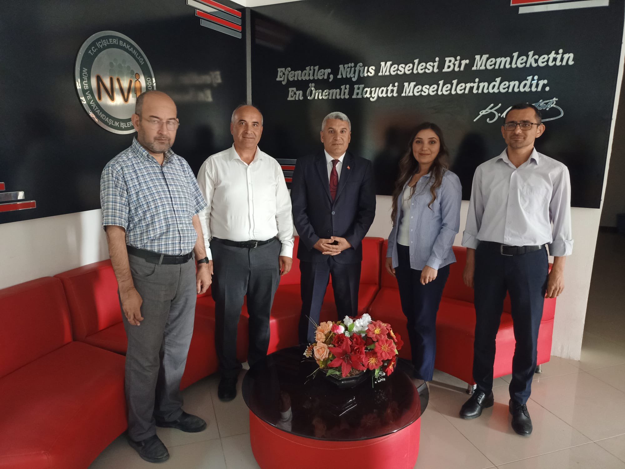 İl Nüfus Ve Vatandaşlık Müdürü Kaya'dan Denetim Ziyaretleri