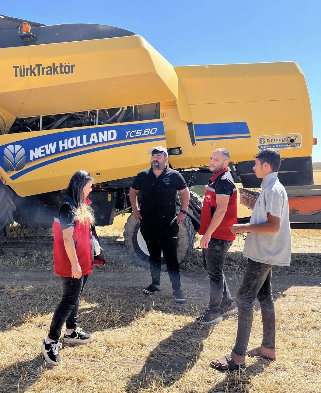 Kırşehir’de Hububat Hasadı Teknik Takiple Devam Ediyor
