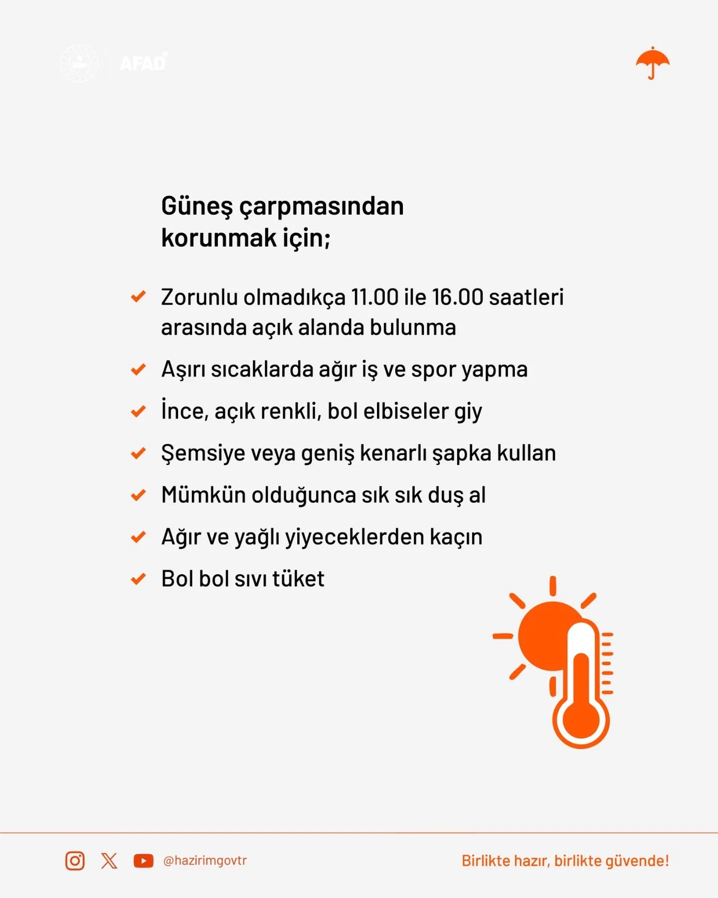 Kırşehir'de Sıcak Hava Dalgaafad'dan Kritik Uyarı!