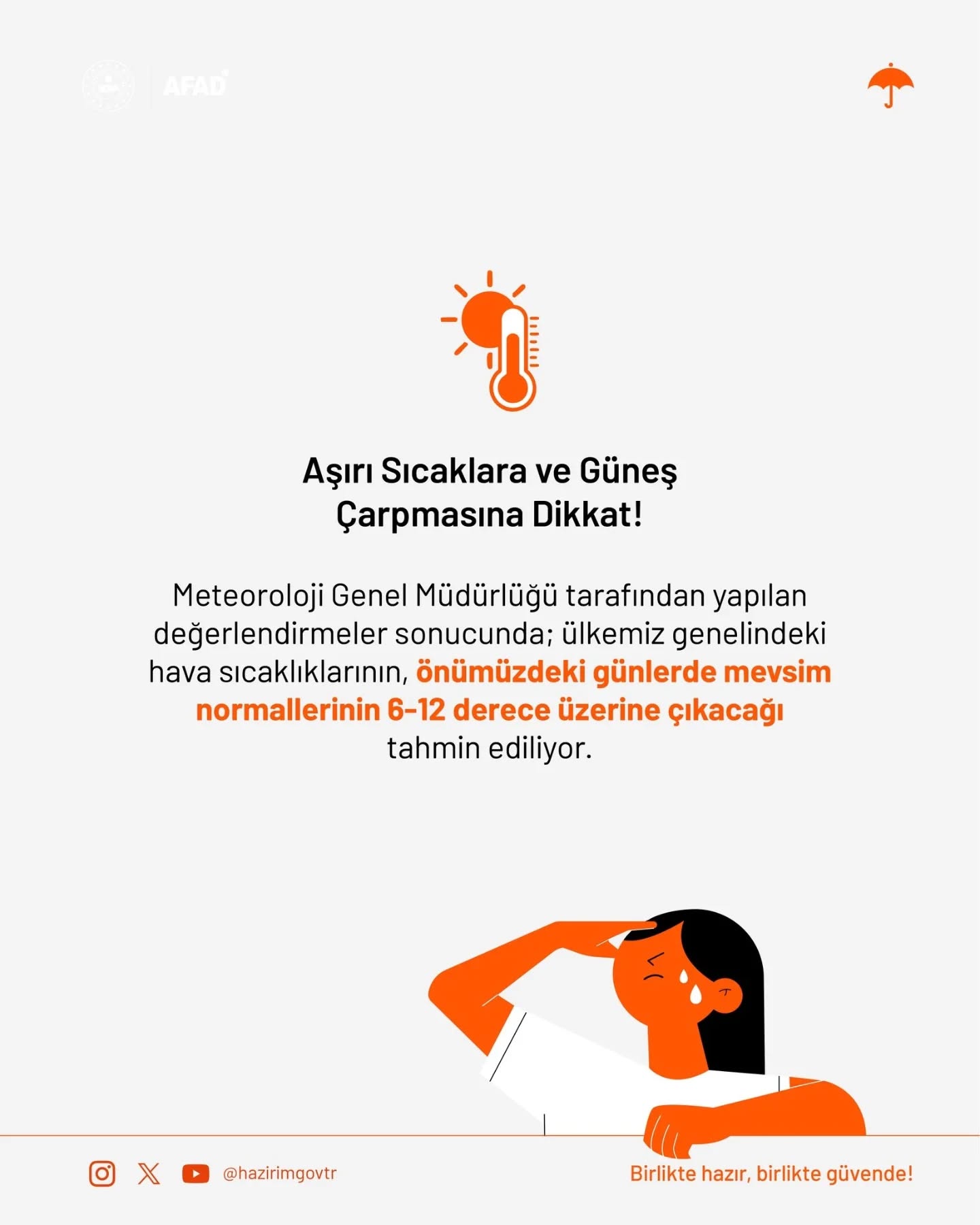 Kırşehir'de Sıcak Hava Dalgasıafad'dan Kritik Uyarı!