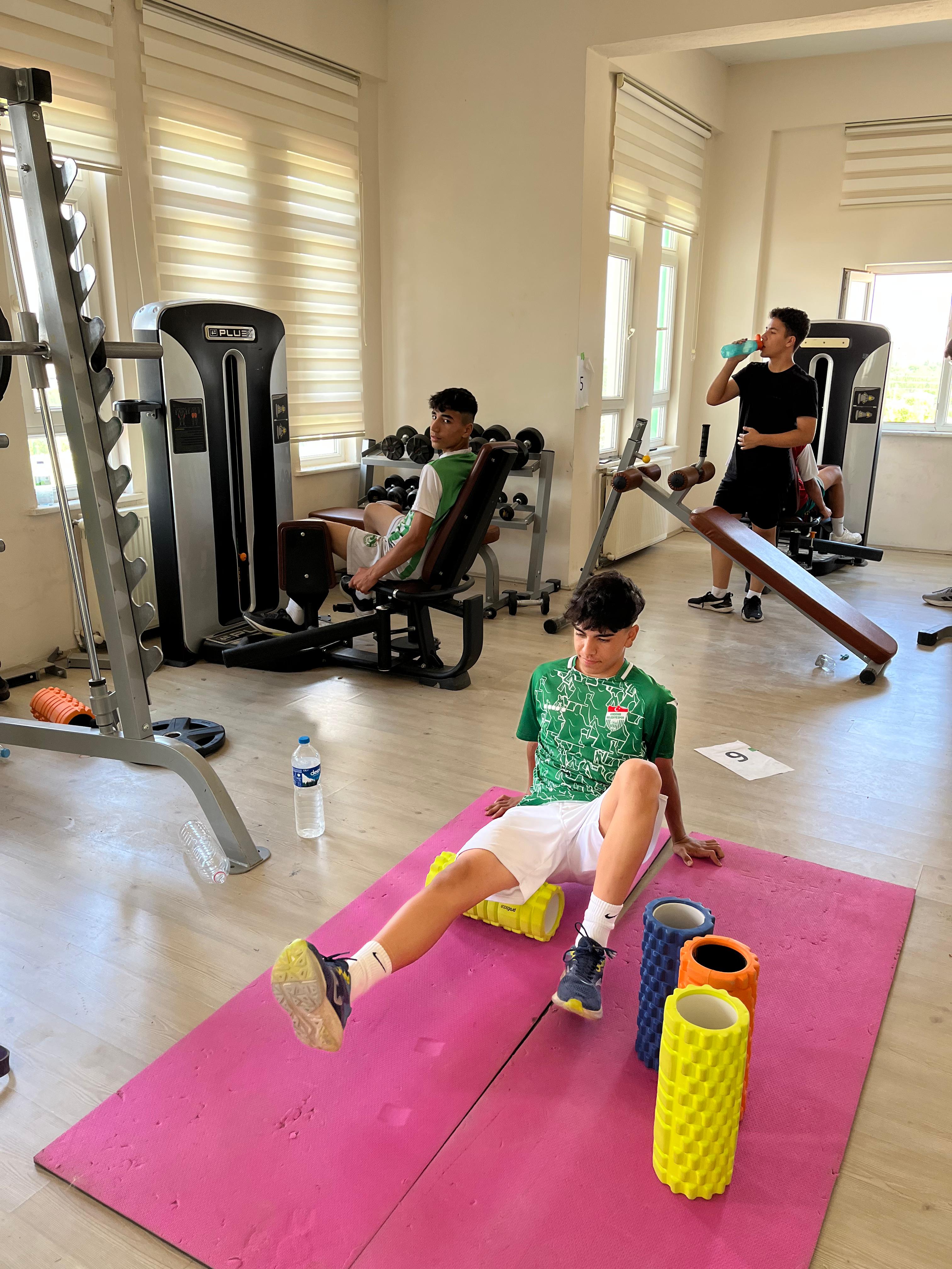 Kırşehirspor U15 Takımı Salonda Çalıştı (1)