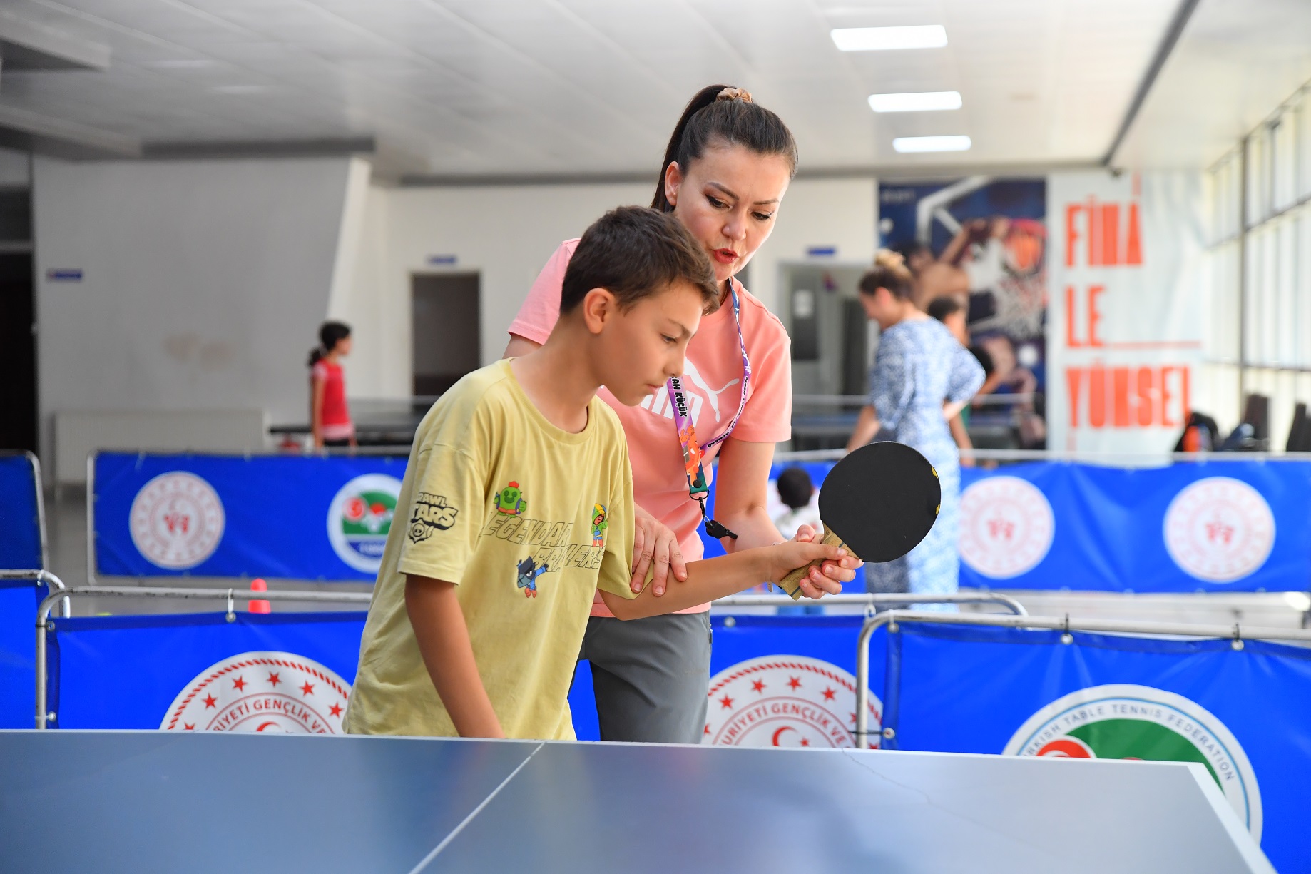 Masa Tenisi Çalışmaları Sürüyor (2)