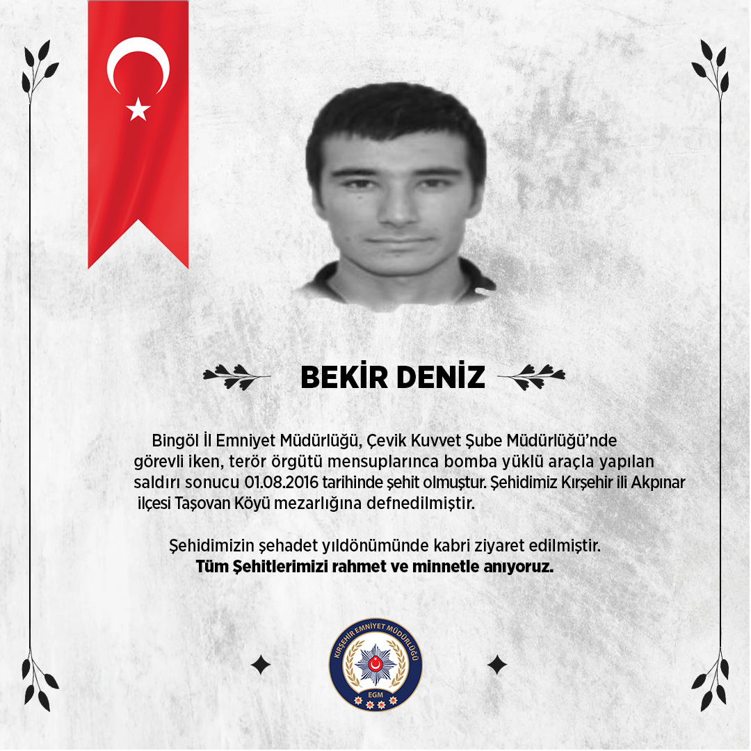 Şehit Bekir Deniz Şehadetinin 9. Yılında Anıldı