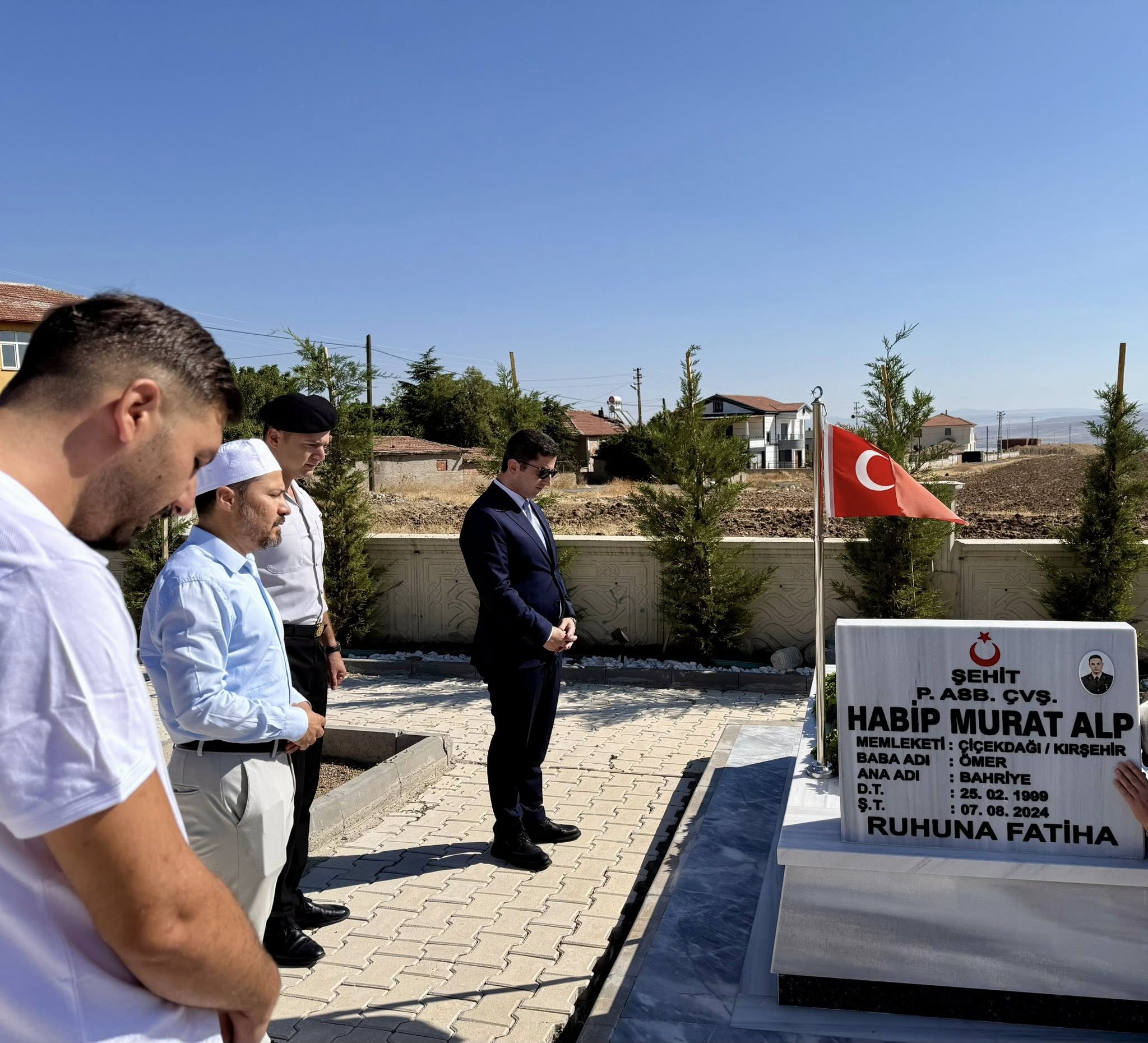 Şehit Habip Murat Alp’in Anısı Çiçekdağı’nda Yaşatılıyor