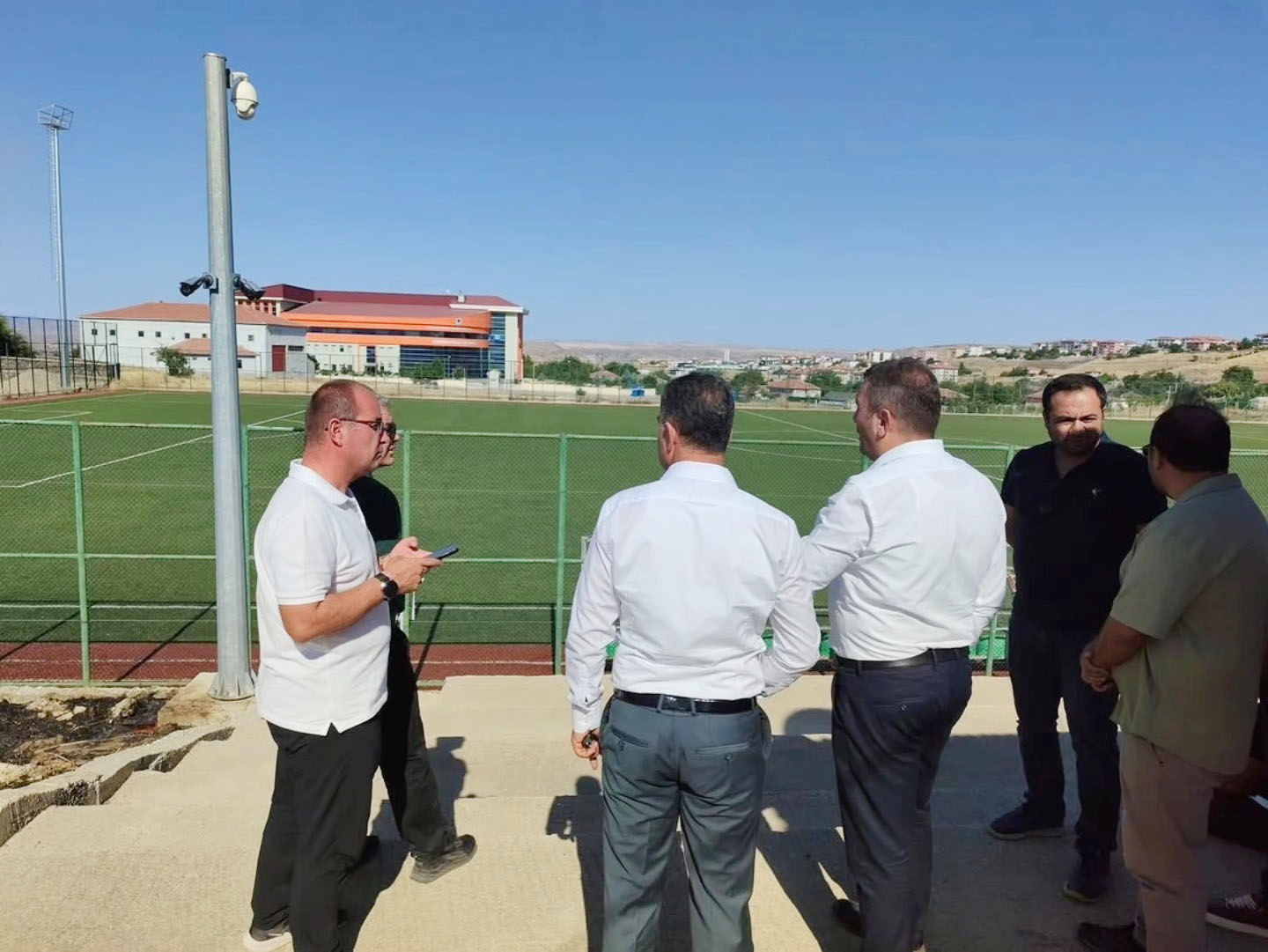 Spor İl Müdürü Çakmakçı, Çiçekdağı'nda Yapımı Devam Eden Tesisler Incelemelerde Bulundu (2)