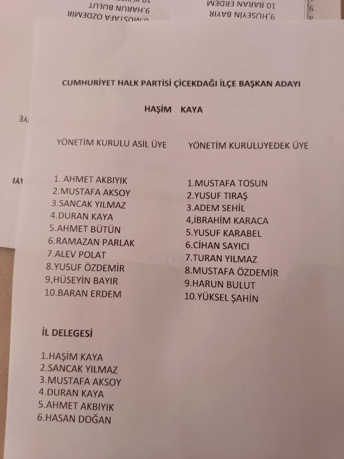 Chp Çiçekdağı İlçe Kongresi’nde Seçim Heyecanı2