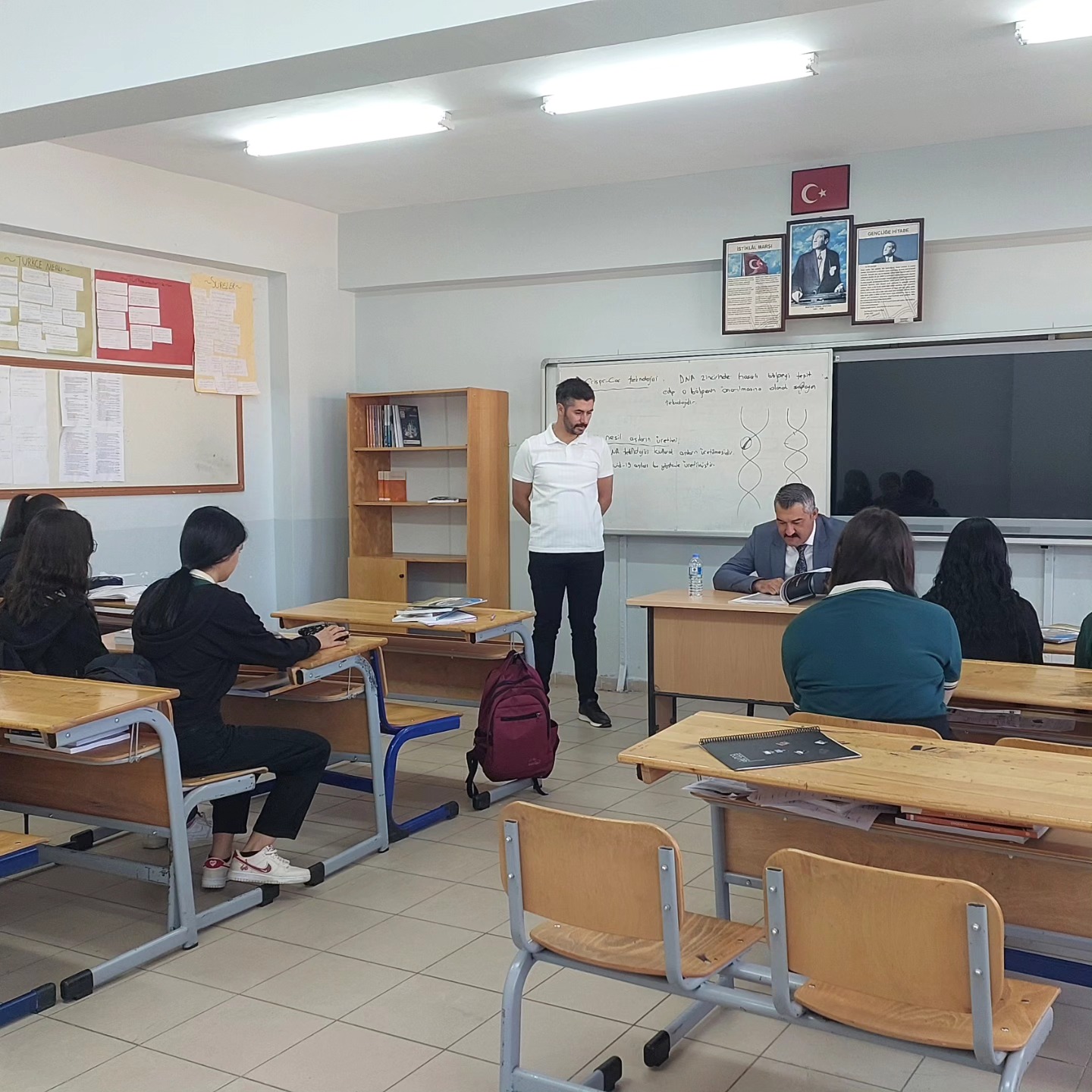 İlçe Millî Eğitim Müdürü Abdulkadir Sağlam’dan Okullara Ziyaret