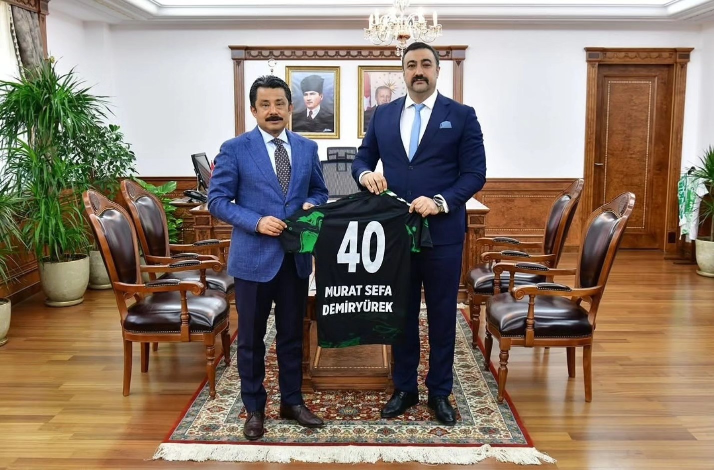 Kırşehirspor Kulübü’nden Vali Demiryürek’e Ziyaret (4)