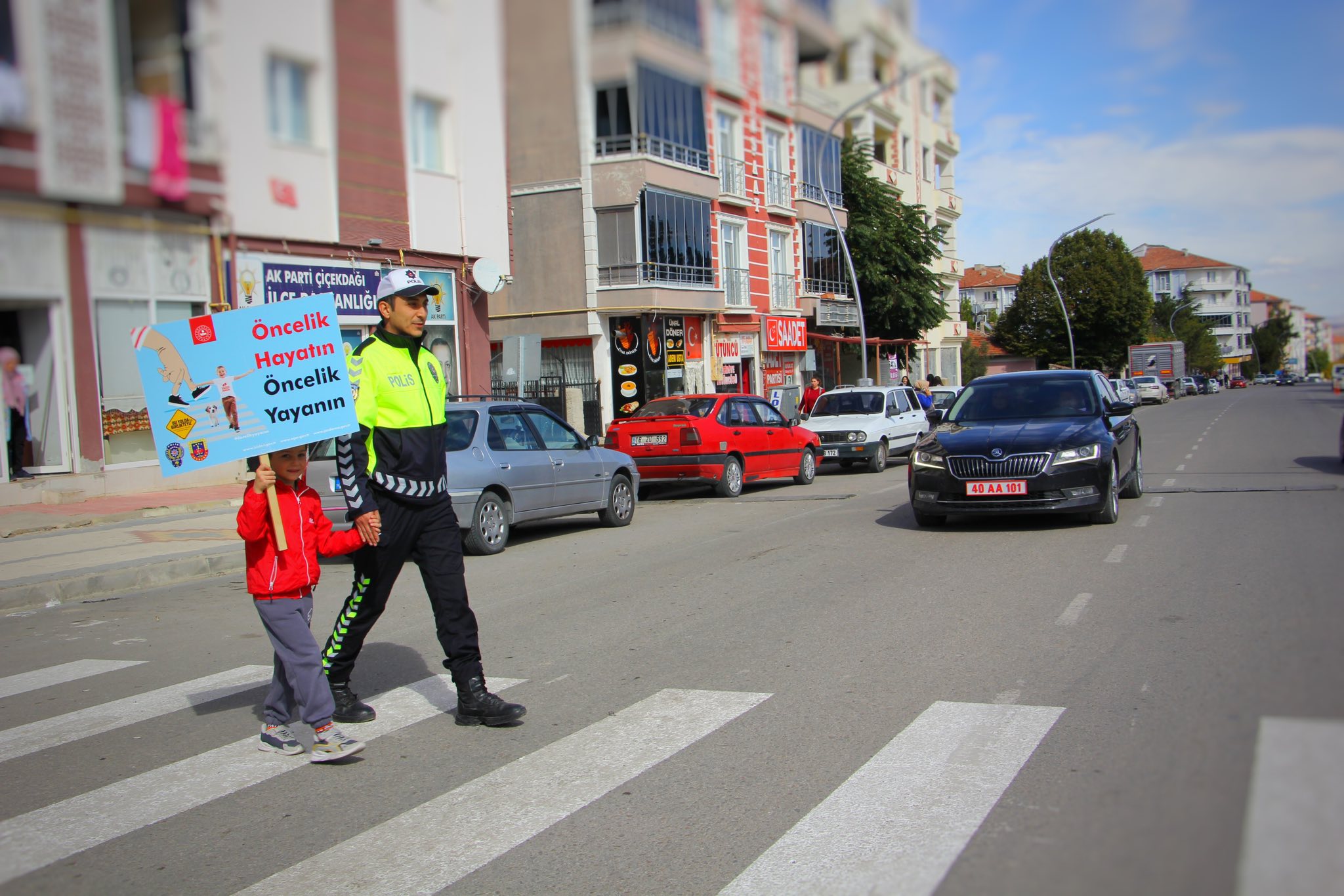 Çiçekdağı’nda Trafikte Küçük Adımlar Büyük Yürekler