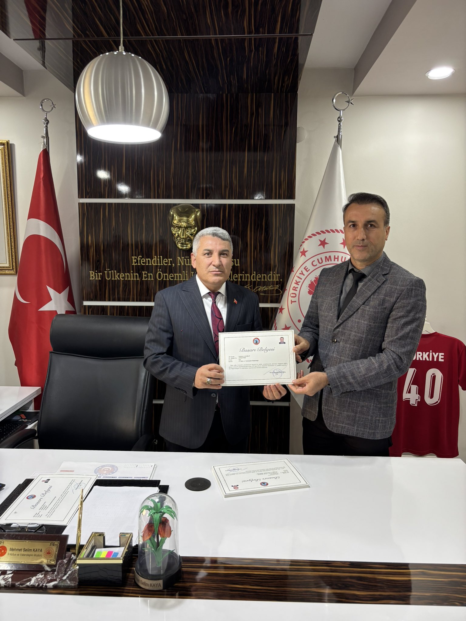 Kırşehir Nüfus Müdürlüğü Personeline Başarı Belgesi4