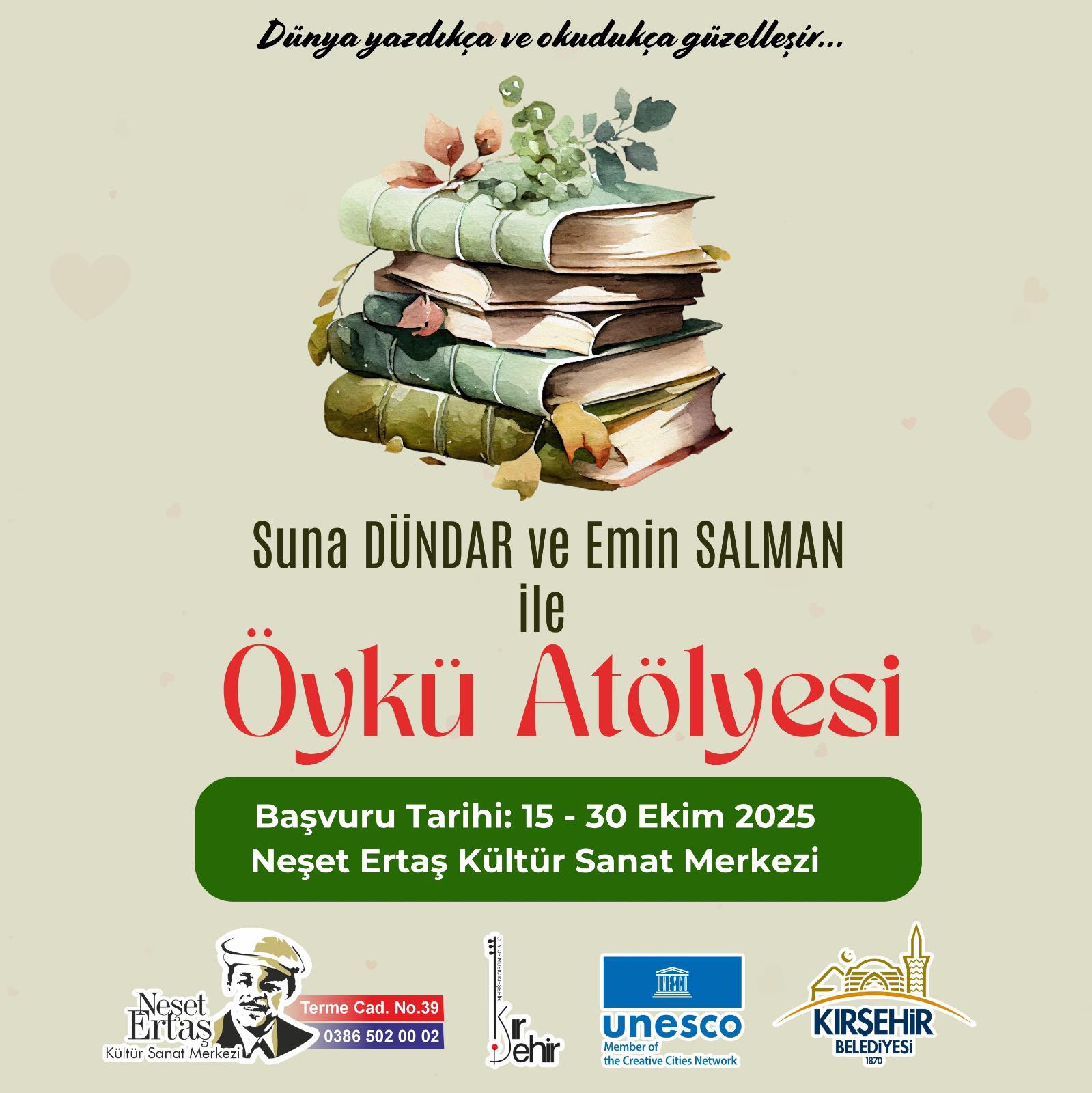 Kırşehir’de Öykü Atölyesi Başlıyor!..