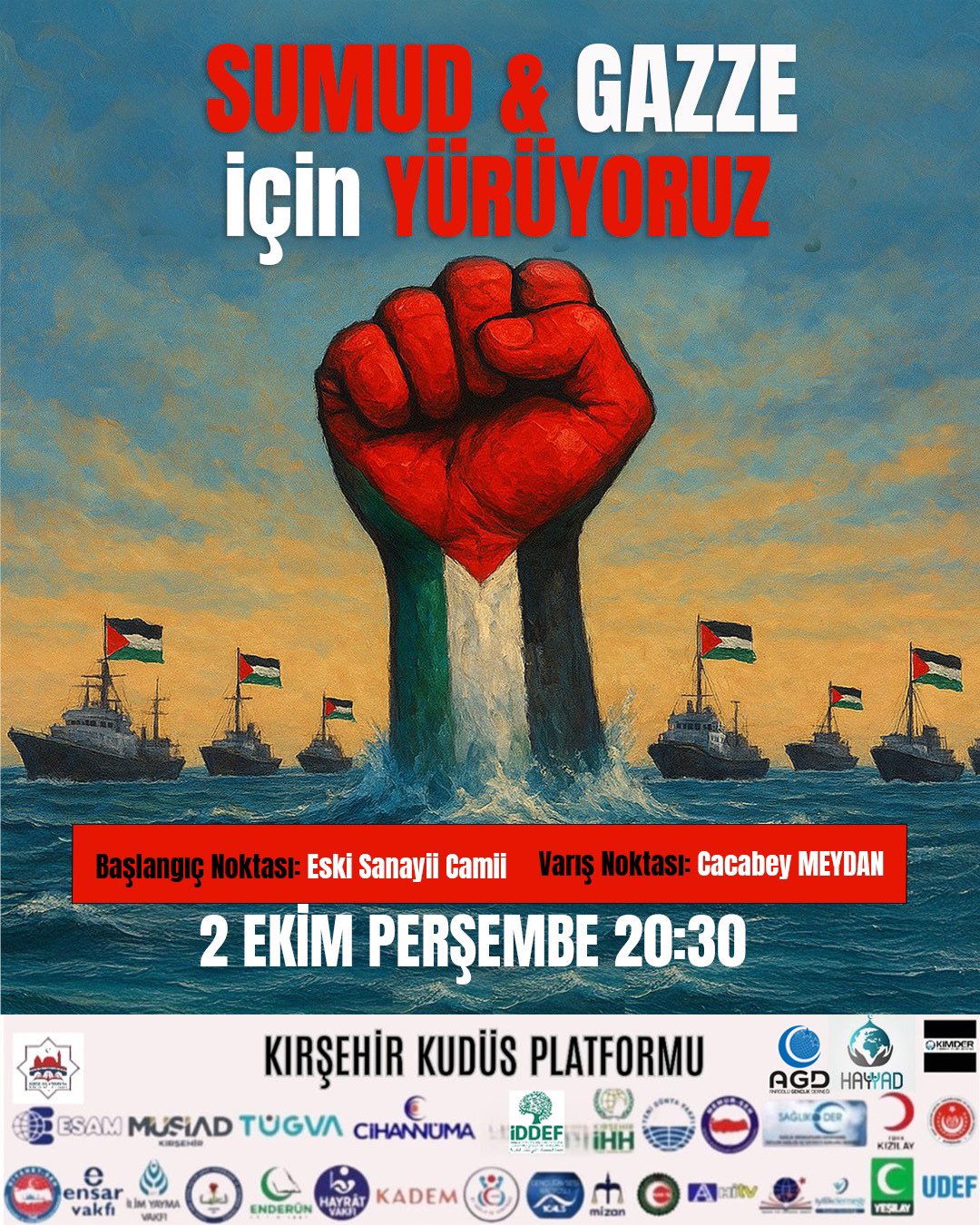 Kırşehirliler Sumud Için Tek Yürek Olacak