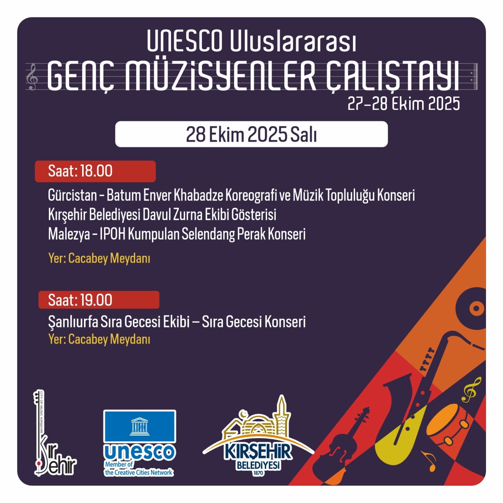 Unesco Müzik Şehirleri Kırşehir’de Buluşuyor3